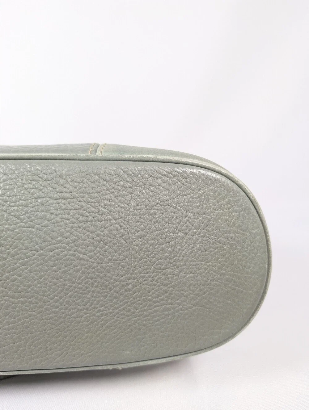 Coach Vintage Sonoma 4915 Tote Bag Sage Green Pebbled Leather Womens
